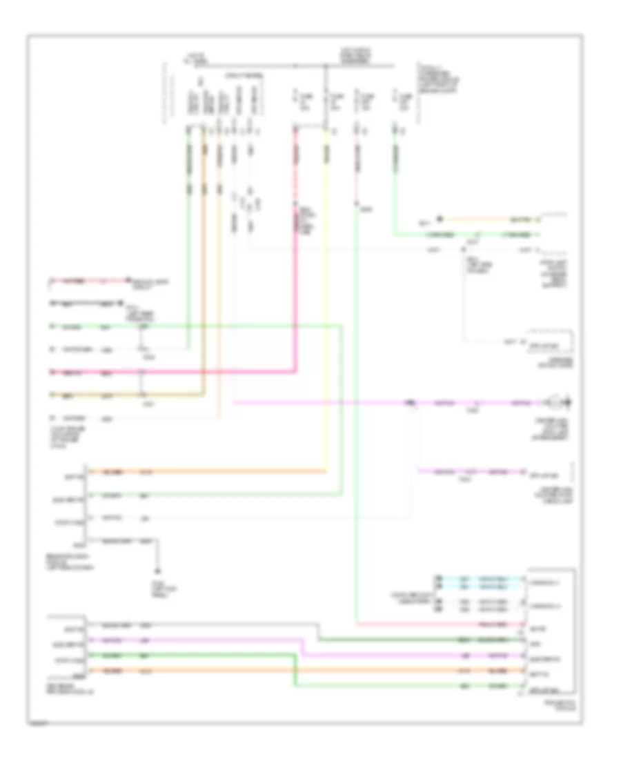 Trailer Tow Wiring Diagram for Dodge Pickup R1500 2010