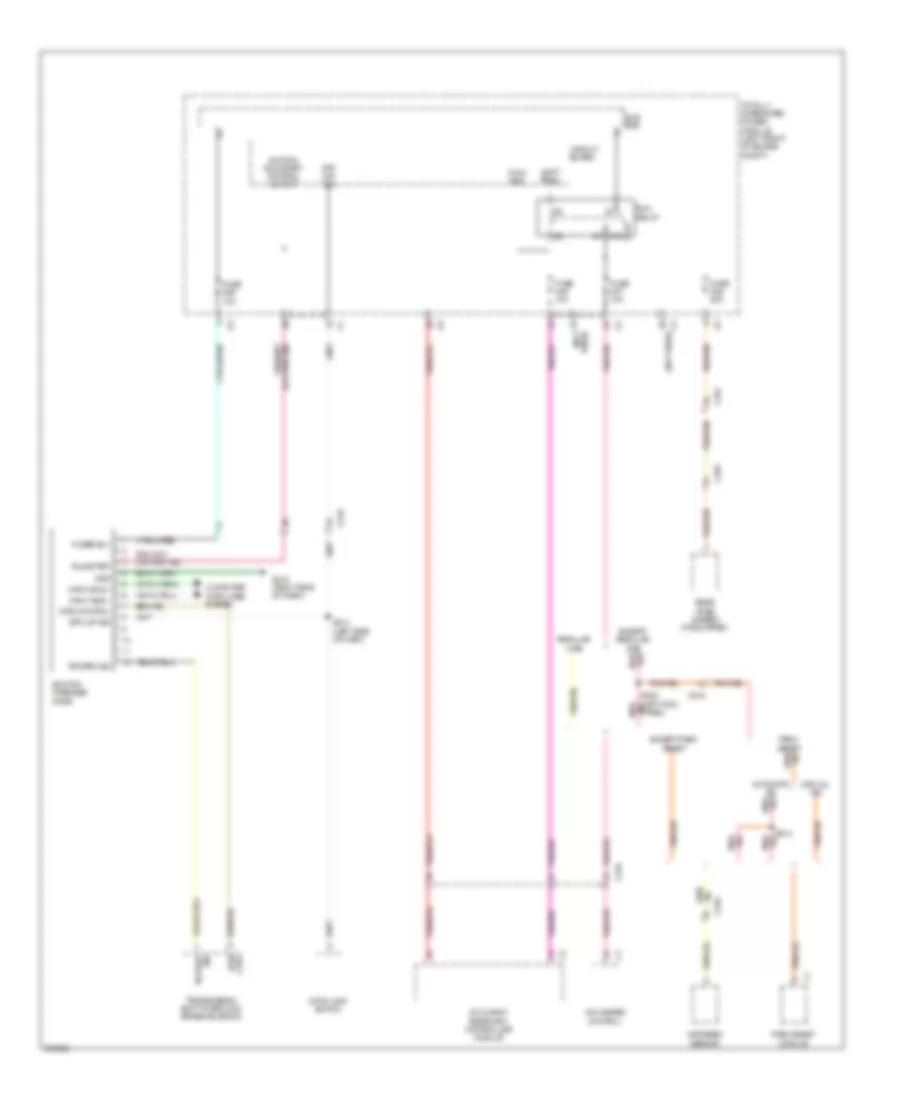 Power Distribution Wiring Diagram (3 of 4) for Dodge Pickup R1500 2010