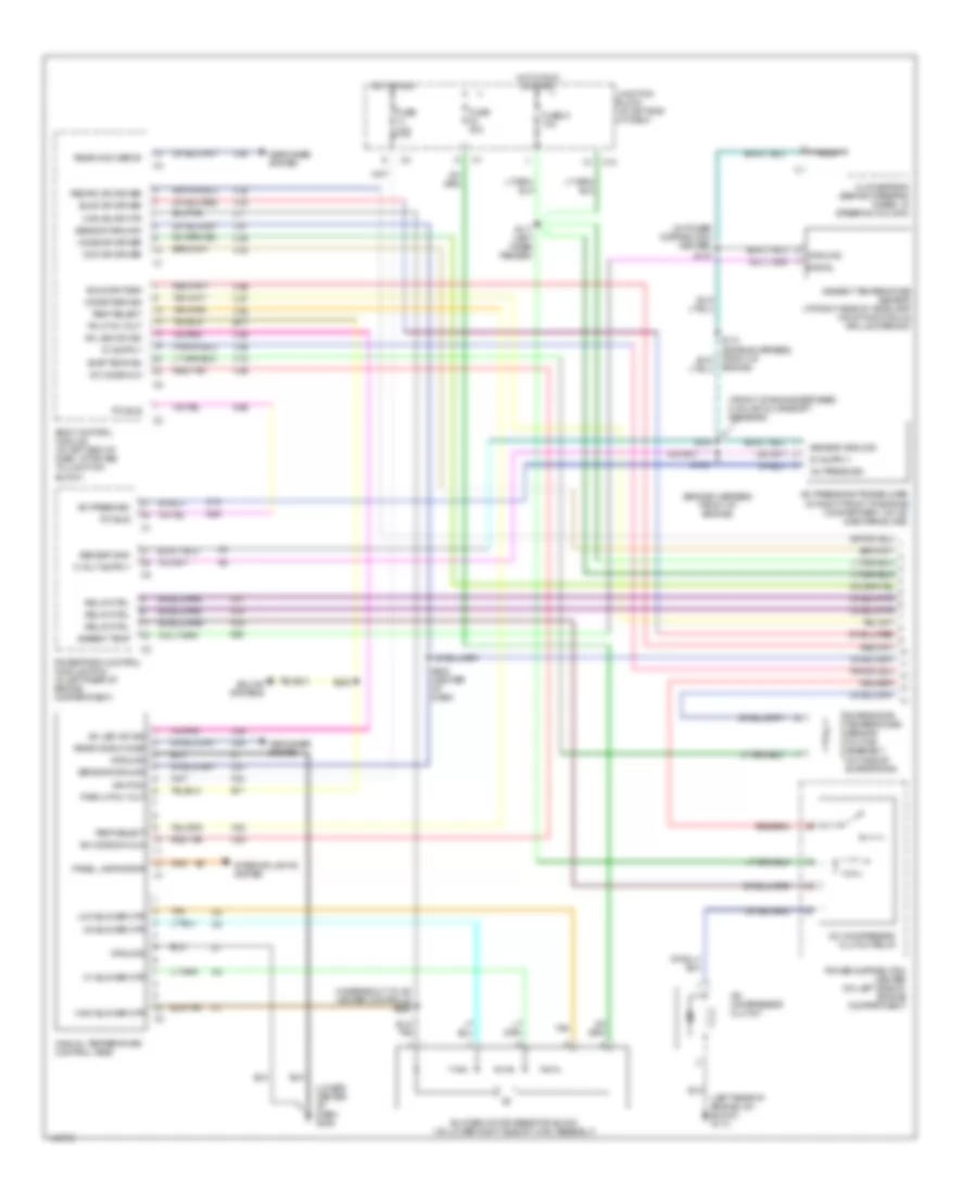 3.5L, Manual AC Wiring Diagram (1 of 2) for Dodge Intrepid RT 2002