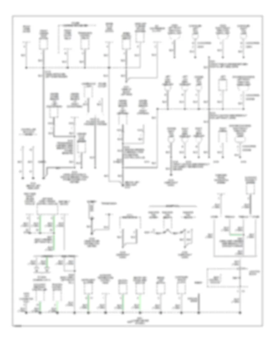 Ground Distribution Wiring Diagram 1 of 3 for Dodge Intrepid R T 2002