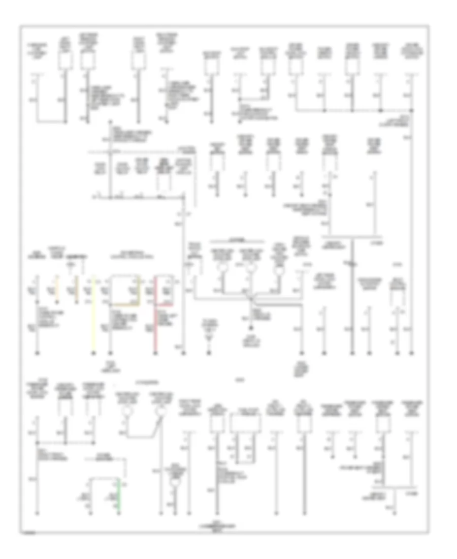 Ground Distribution Wiring Diagram (2 of 3) for Dodge Intrepid RT 2002