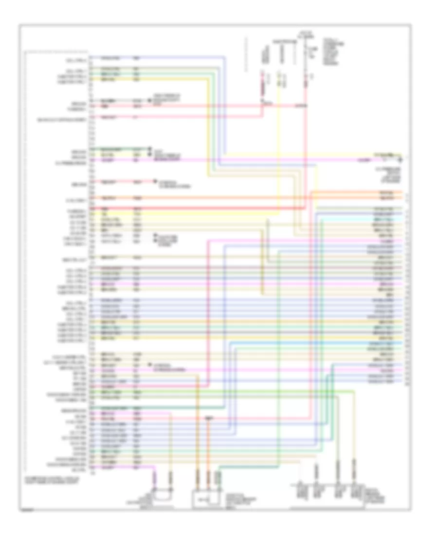 4.7L, Engine Performance Wiring Diagram (1 of 5) for Dodge Pickup R2500 2007