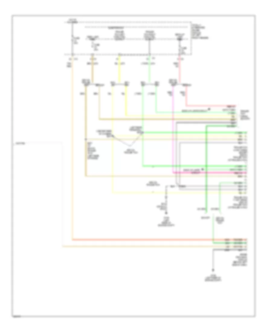 Exterior Lamps Wiring Diagram 2 of 2 for Dodge Pickup R2007 2500