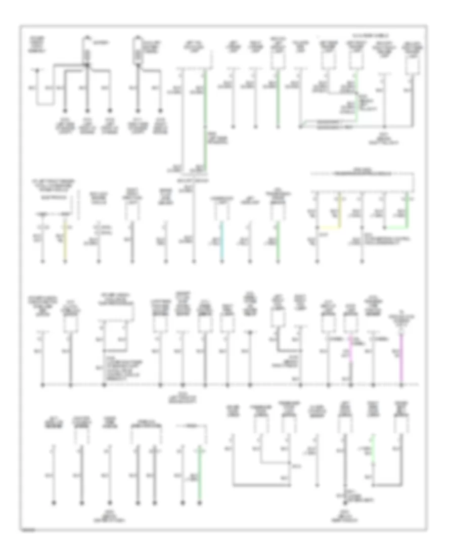 Ground Distribution Wiring Diagram 1 of 3 for Dodge Pickup R2007 2500