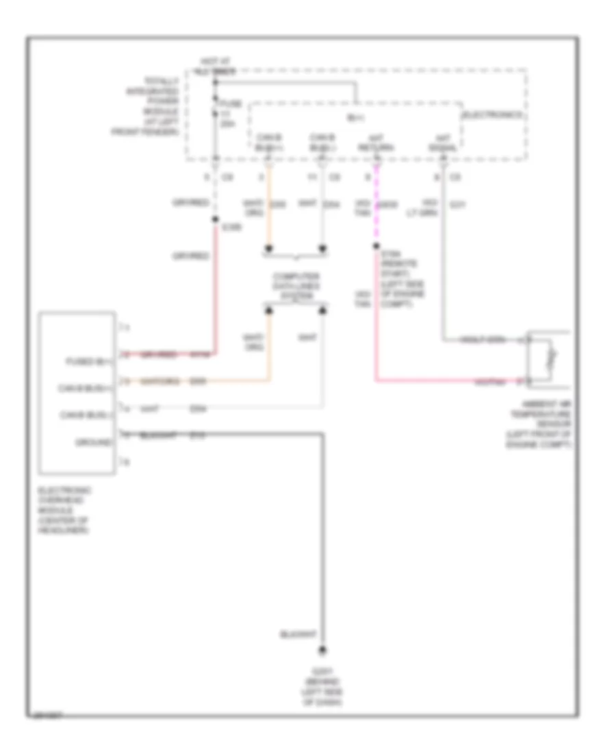 Overhead Console Wiring Diagram for Dodge Pickup R2500 2007