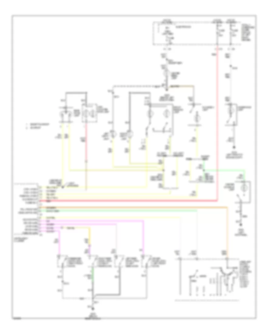 Courtesy Lamps Wiring Diagram for Dodge Pickup R2007 2500