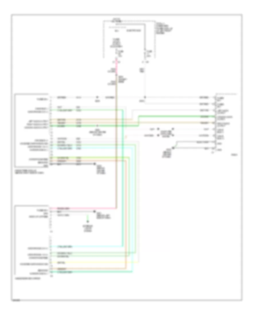 Hands Free Module Wiring Diagram for Dodge Pickup R2007 2500