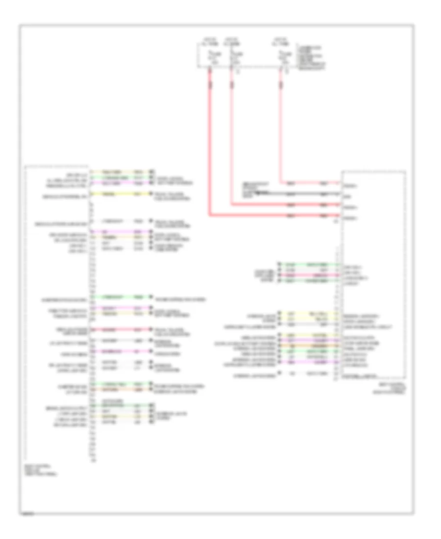 Body Control Modules Wiring Diagram (2 of 2) for Dodge Durango RT 2014