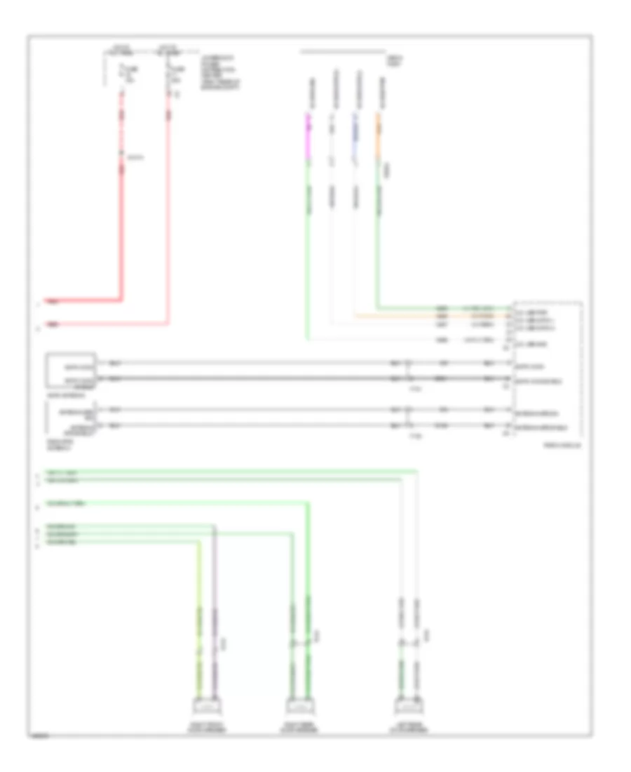 Navigation Wiring Diagram, Premium (3 of 3) for Dodge Durango RT 2014