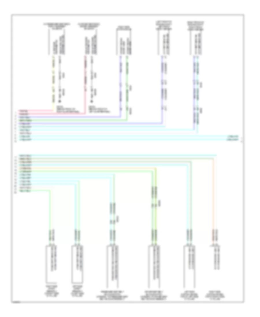 Supplemental Restraints Wiring Diagram (2 of 3) for Dodge Durango RT 2014