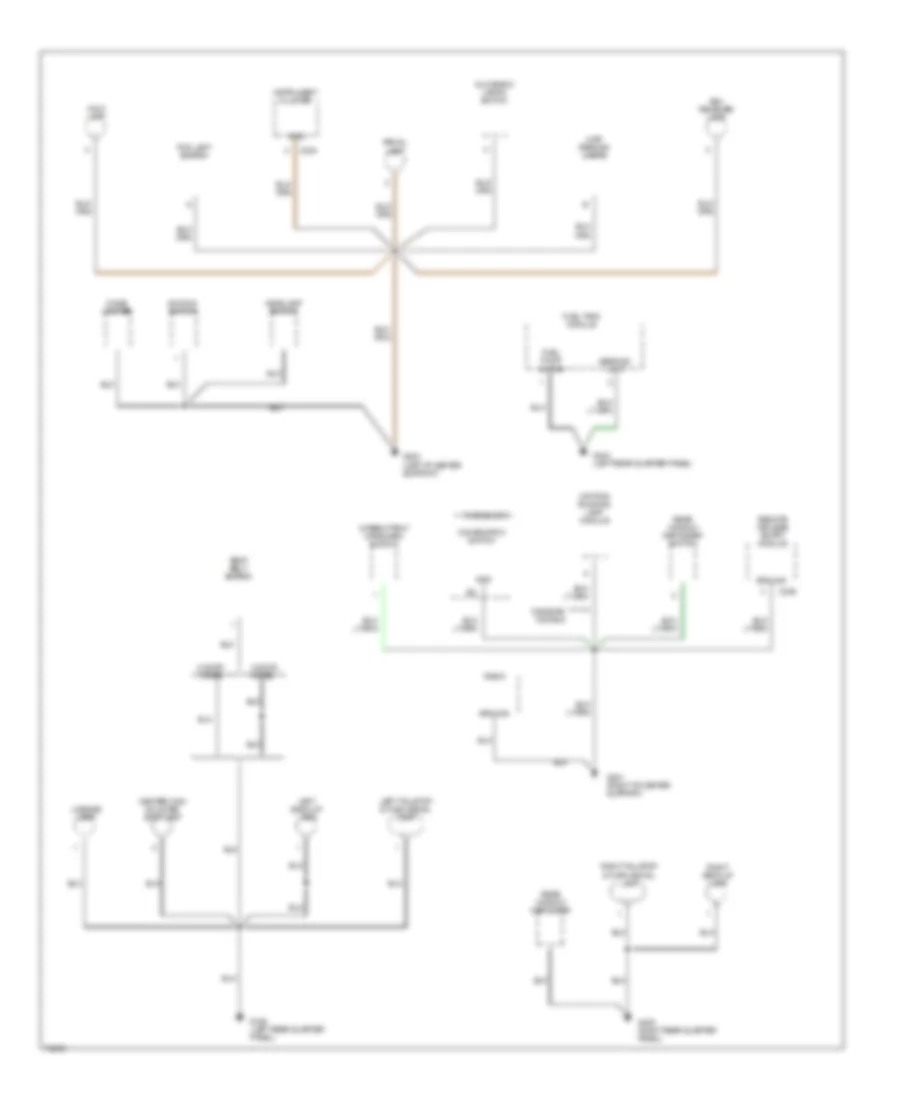 Ground Distribution Wiring Diagram (2 of 2) for Dodge Neon Sport 1996