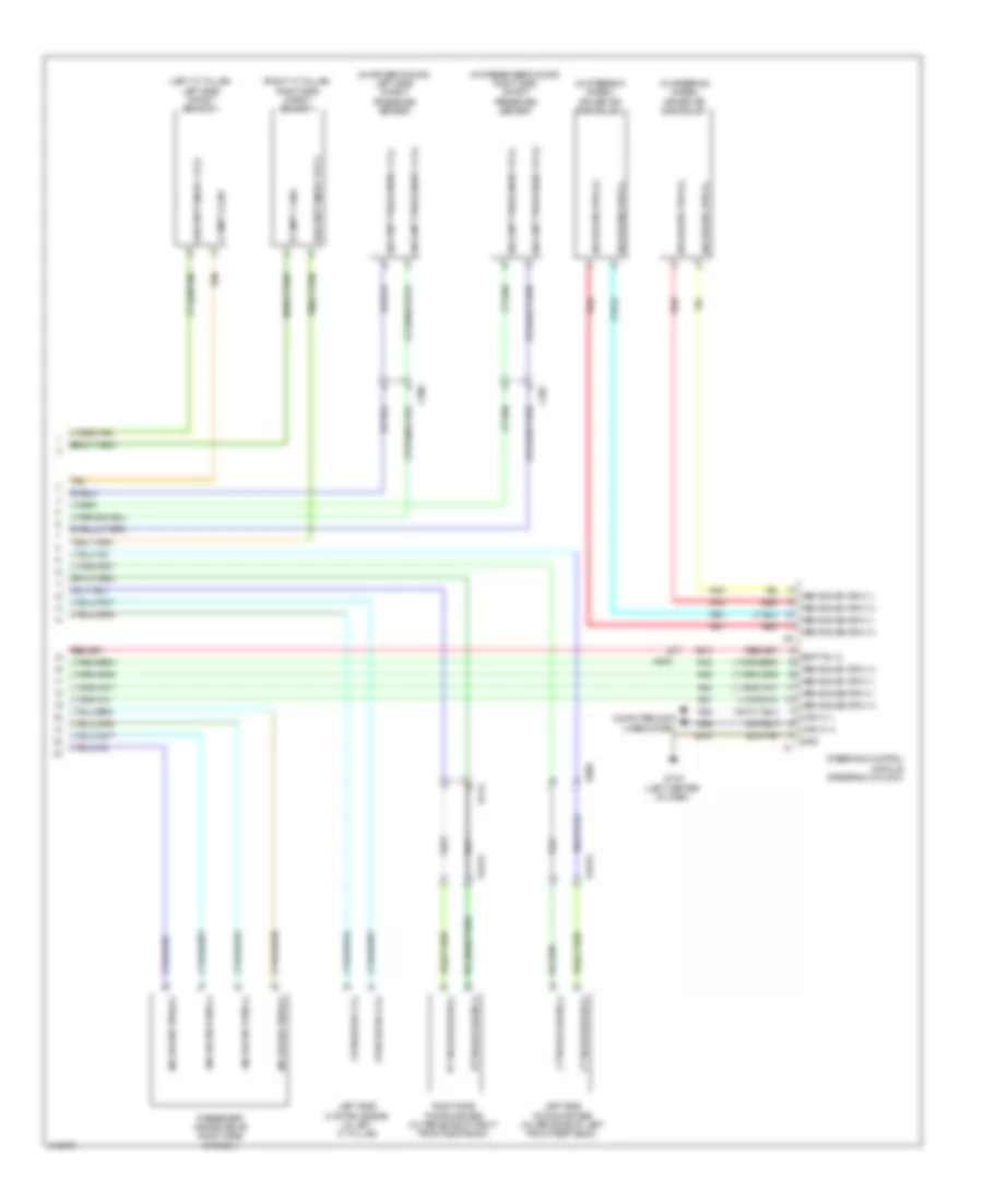 Supplemental Restraints Wiring Diagram (3 of 3) for Dodge Challenger RT Plus 2013