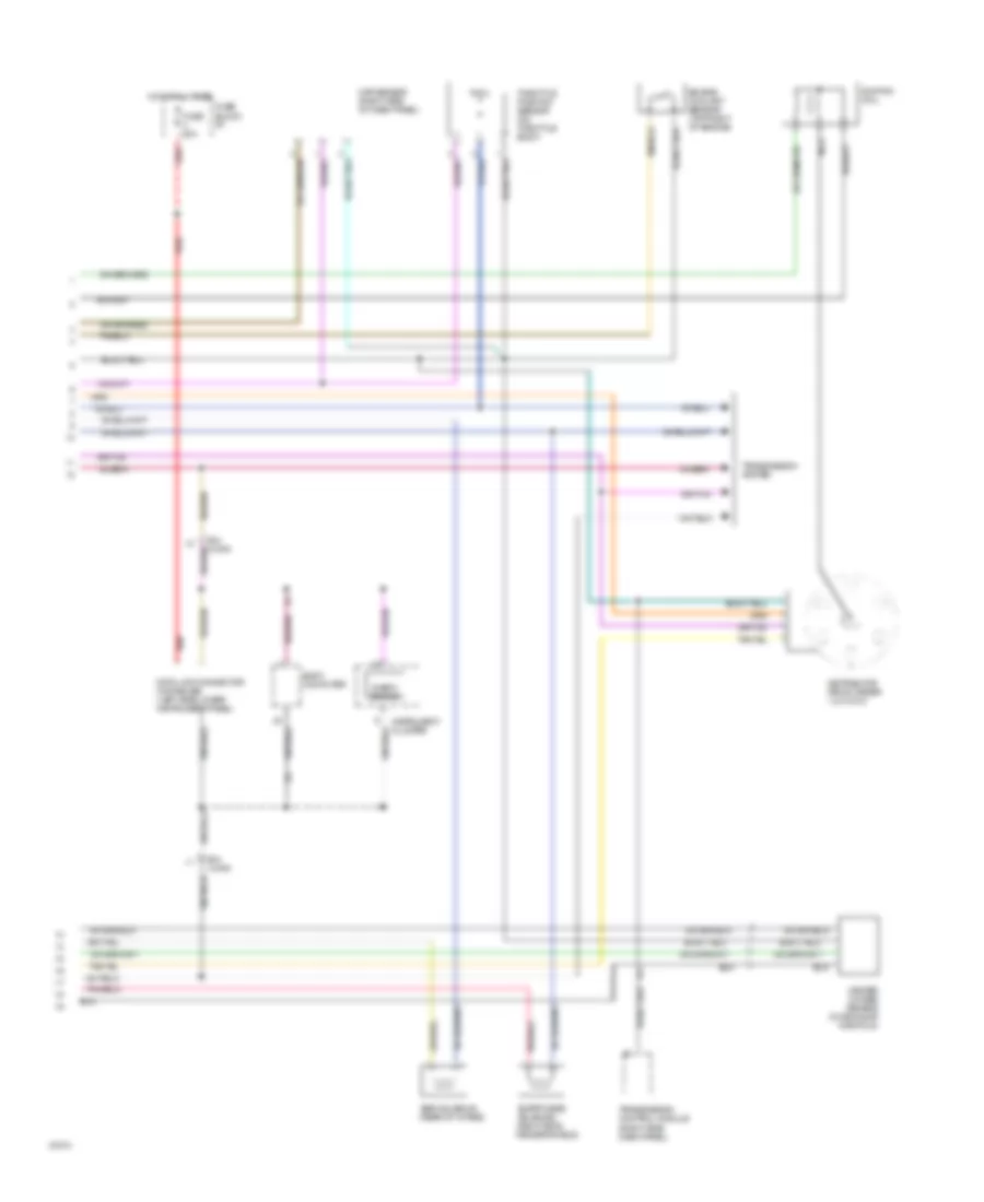 3 0L Engine Controls Wiring Diagram with Transmission Control Module 2 of 2 for Dodge Caravan LE 1994