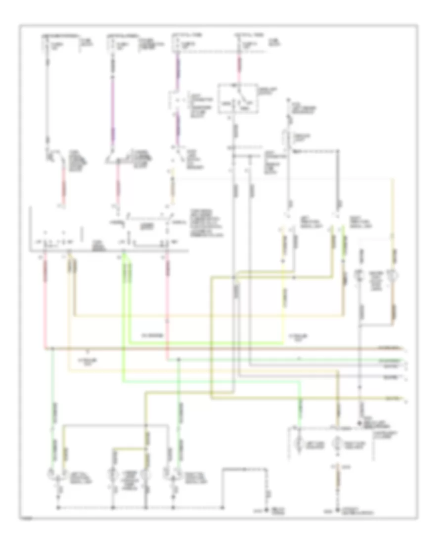 Exterior Lamps Wiring Diagram (1 of 2) for Dodge Pickup R1500 1996