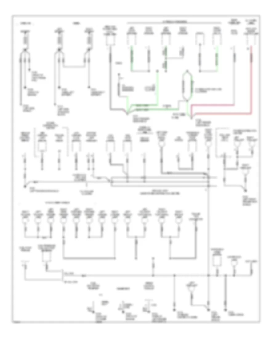 Ground Distribution Wiring Diagram 1 of 3 for Dodge Pickup R1996 1500
