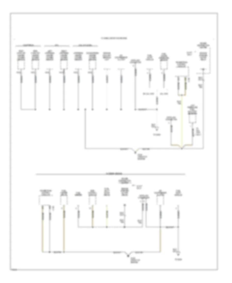 Ground Distribution Wiring Diagram (2 of 3) for Dodge Pickup R1500 1996