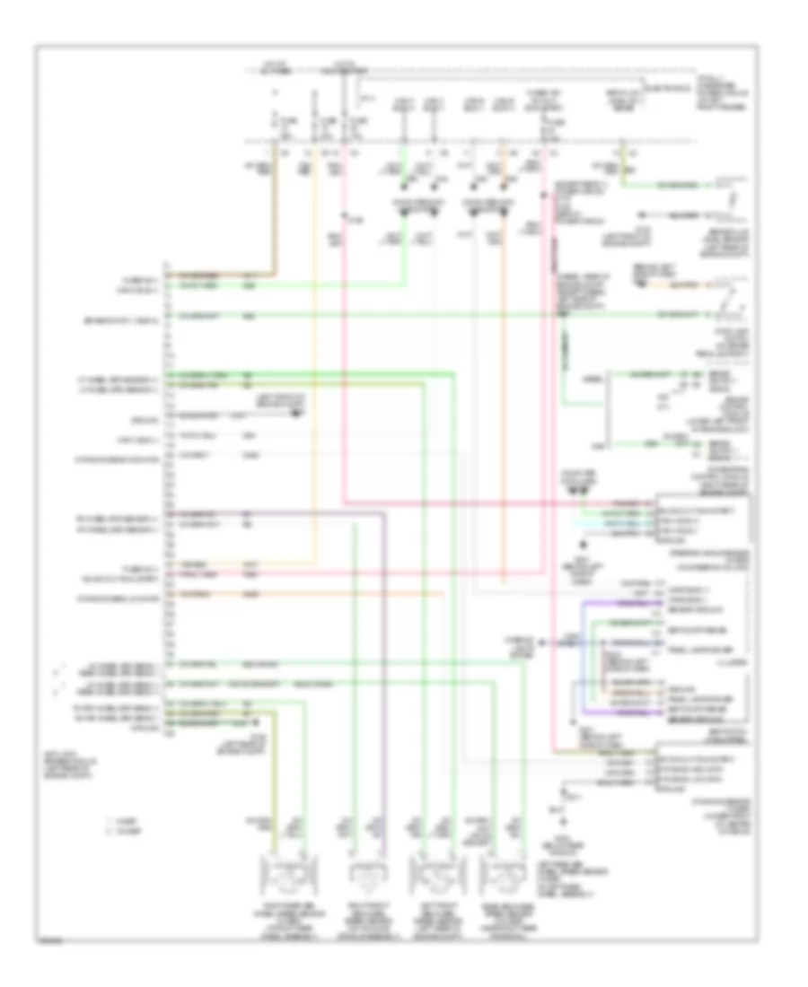 All Wheel ABS Wiring Diagram for Dodge Pickup R2007 3500