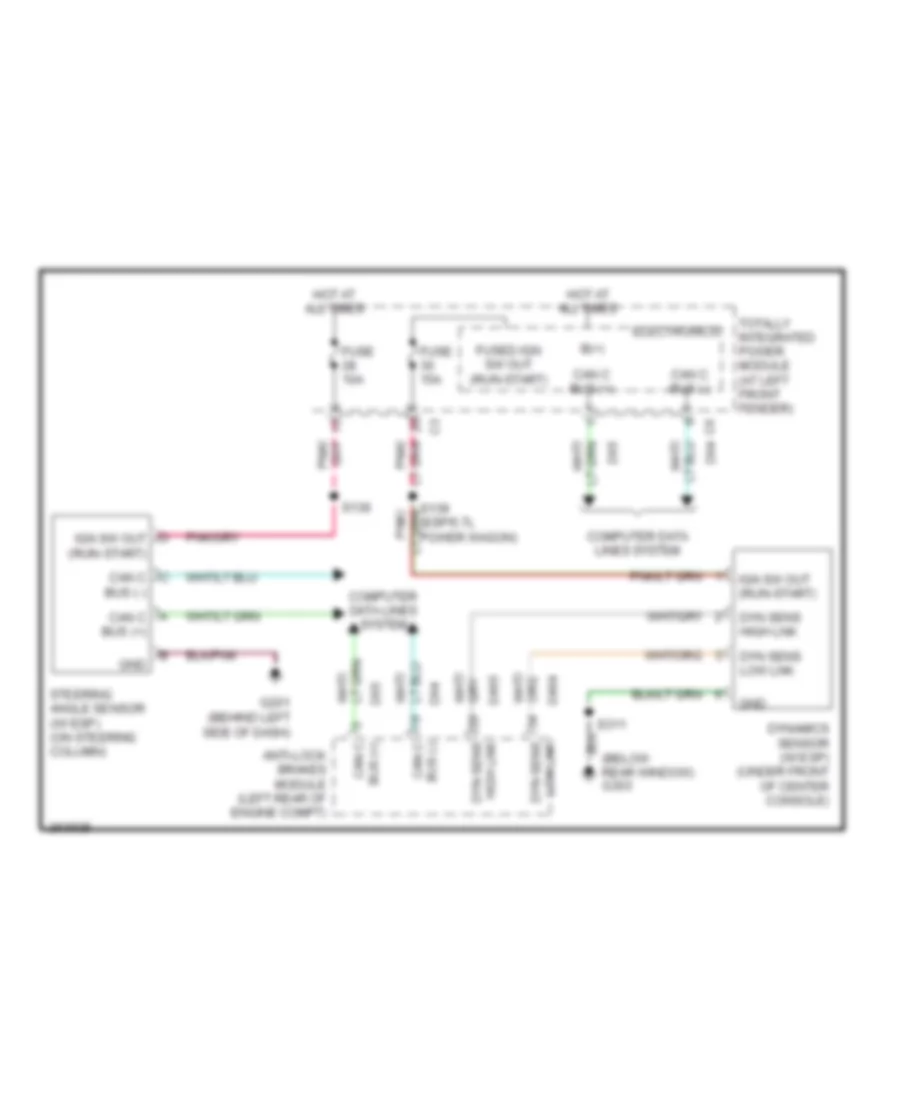 Electronic Power Steering Wiring Diagram for Dodge Pickup R3500 2007