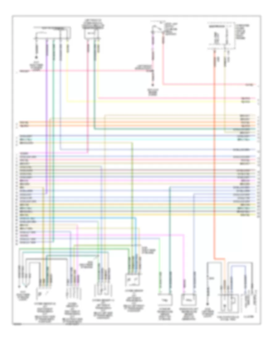 3.7L, Engine Performance Wiring Diagram (2 of 4) for Dodge Pickup R3500 2007