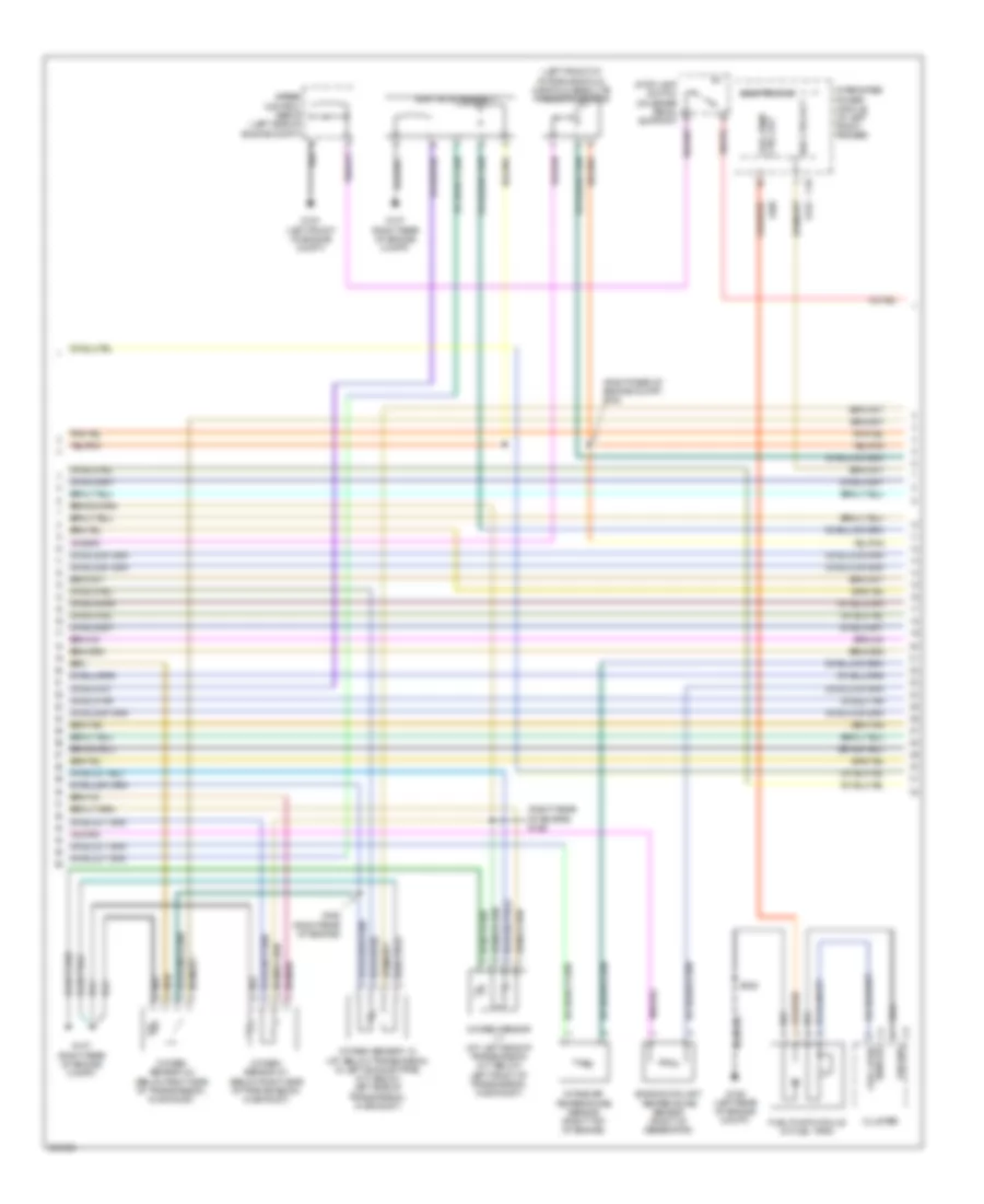 4.7L, Engine Performance Wiring Diagram (2 of 5) for Dodge Pickup R3500 2007