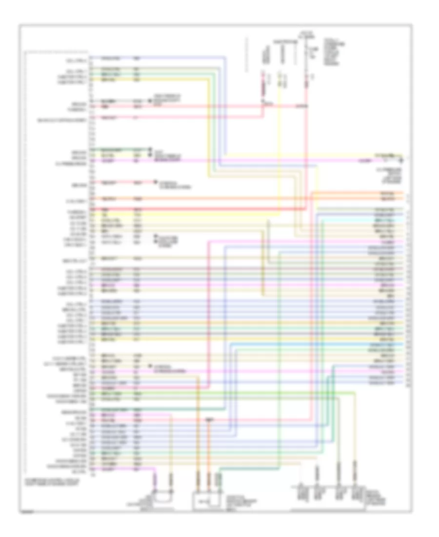 4.7L Flex Fuel, Engine Performance Wiring Diagram (1 of 5) for Dodge Pickup R3500 2007