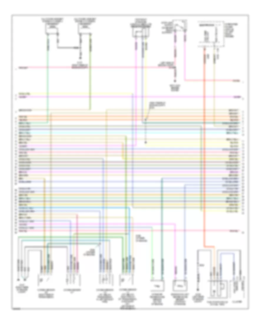 5.7L, Engine Performance Wiring Diagram (2 of 5) for Dodge Pickup R3500 2007