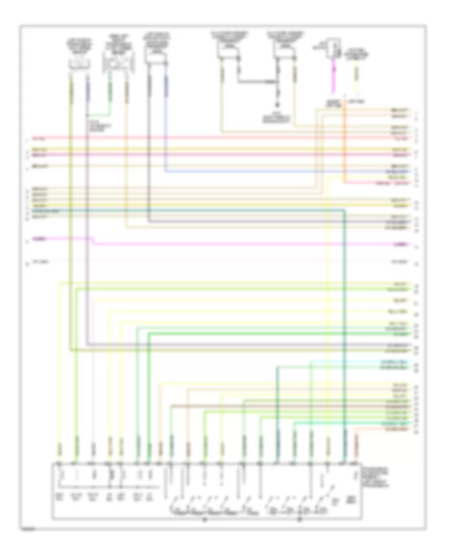 5.7L, Engine Performance Wiring Diagram (4 of 5) for Dodge Pickup R3500 2007