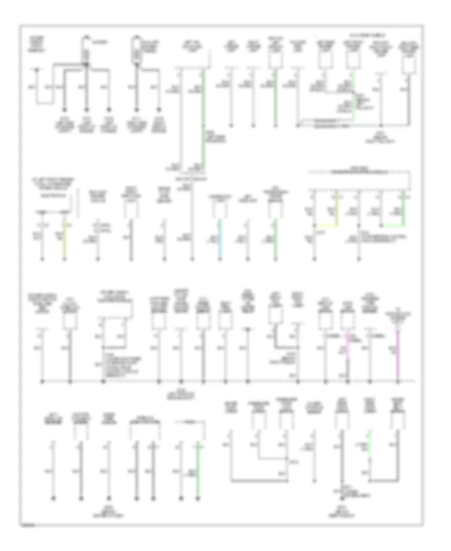 Ground Distribution Wiring Diagram 1 of 3 for Dodge Pickup R2007 3500