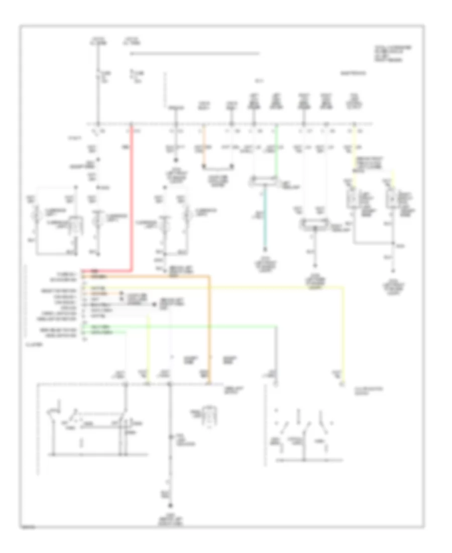 Headlights Wiring Diagram for Dodge Pickup R2007 3500