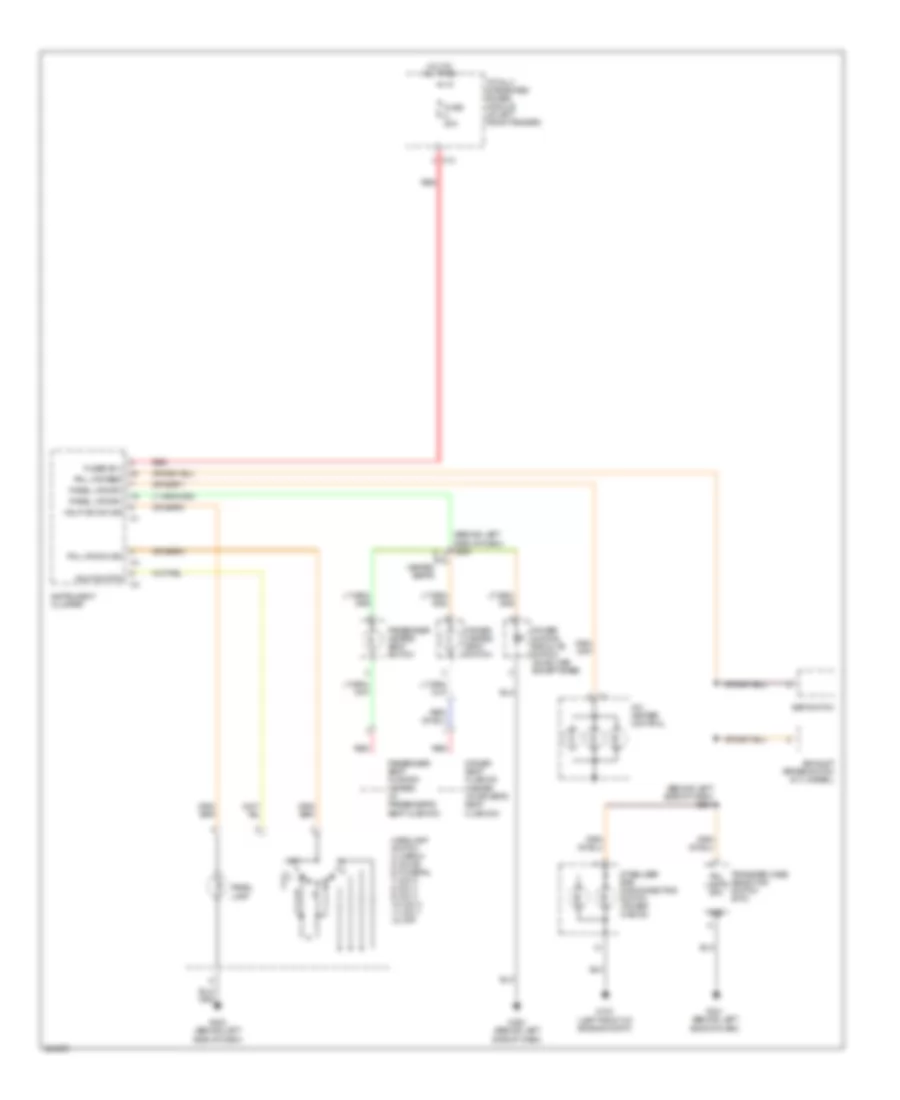 Instrument Illumination Wiring Diagram for Dodge Pickup R3500 2007