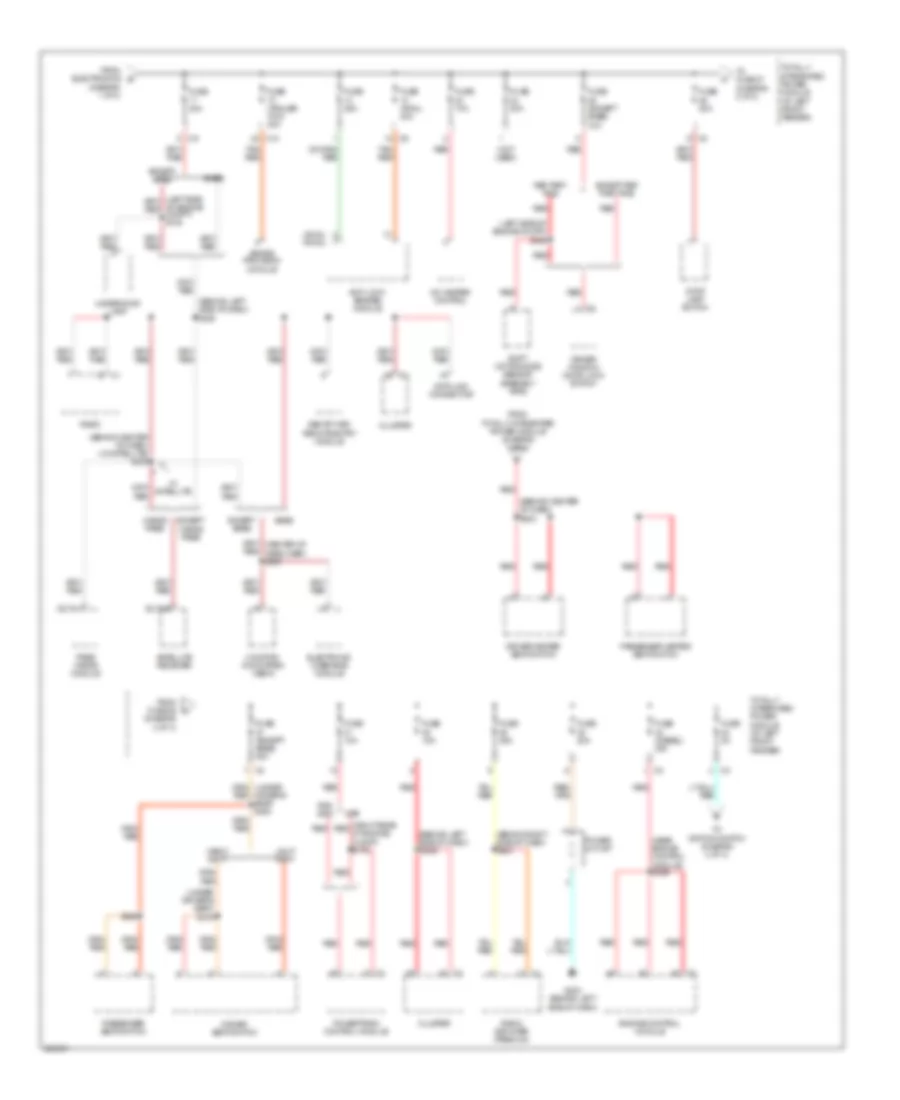 Power Distribution Wiring Diagram (2 of 3) for Dodge Pickup R3500 2007