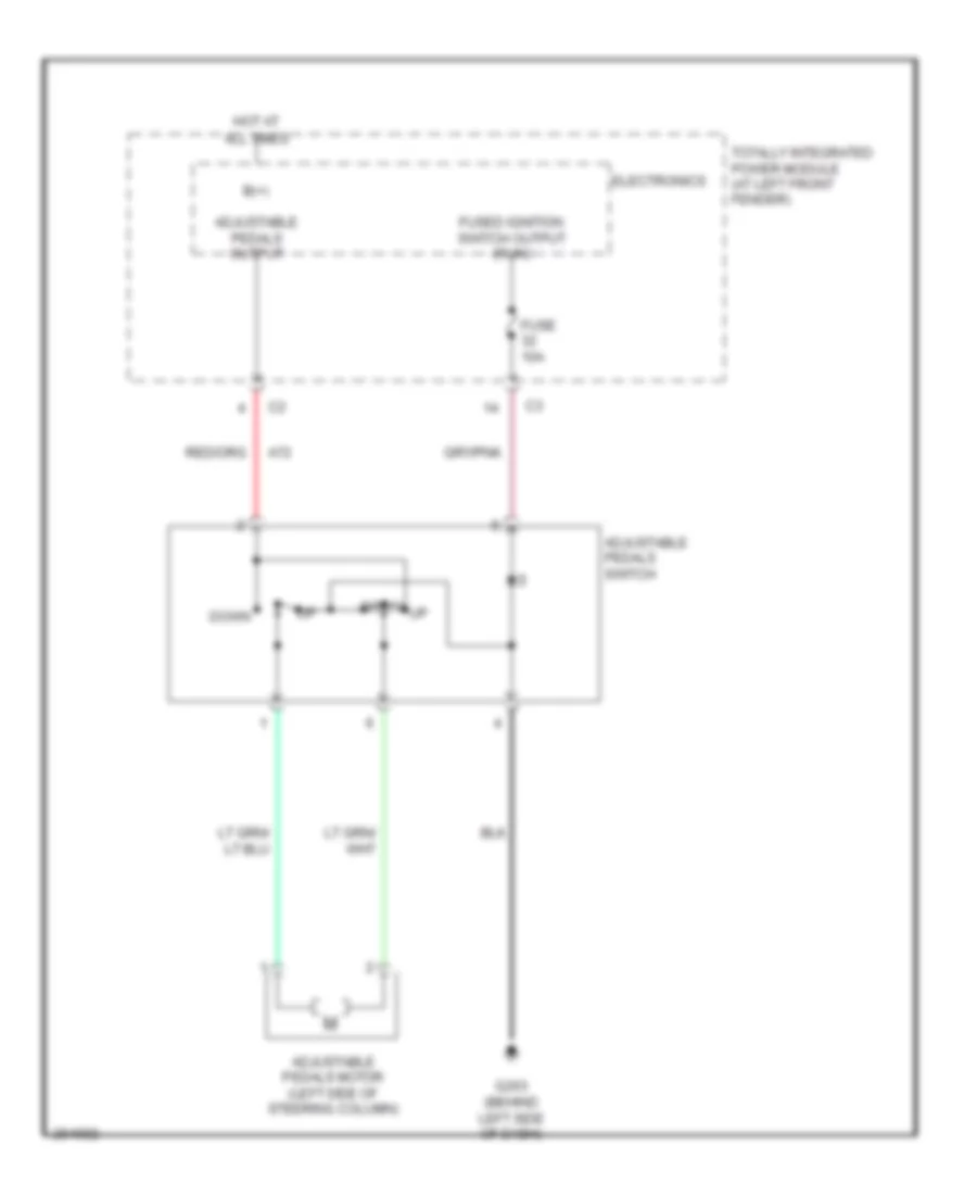 Adjustable Pedal Wiring Diagram for Dodge Pickup R2007 3500