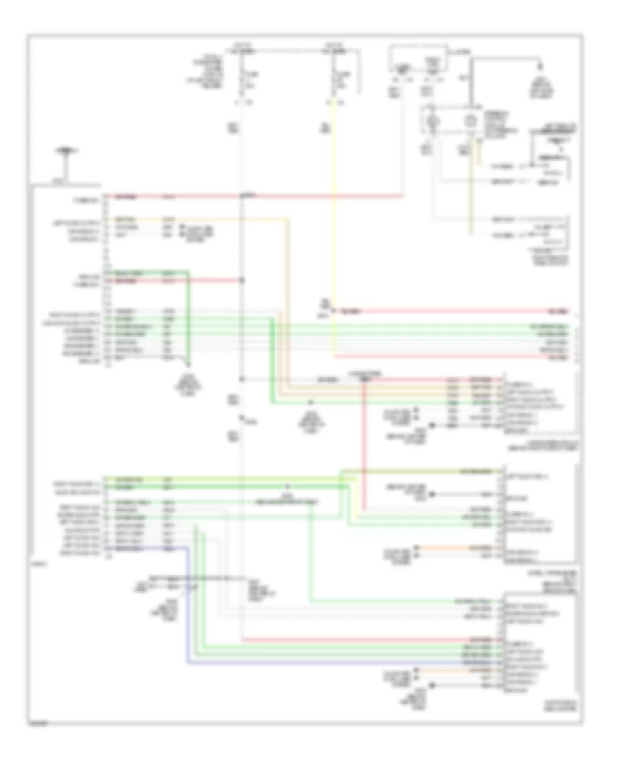 Radio Wiring Diagram Premium 1 of 2 for Dodge Pickup R2007 3500