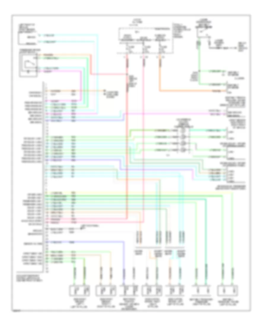 Supplemental Restraints Wiring Diagram for Dodge Pickup R3500 2007