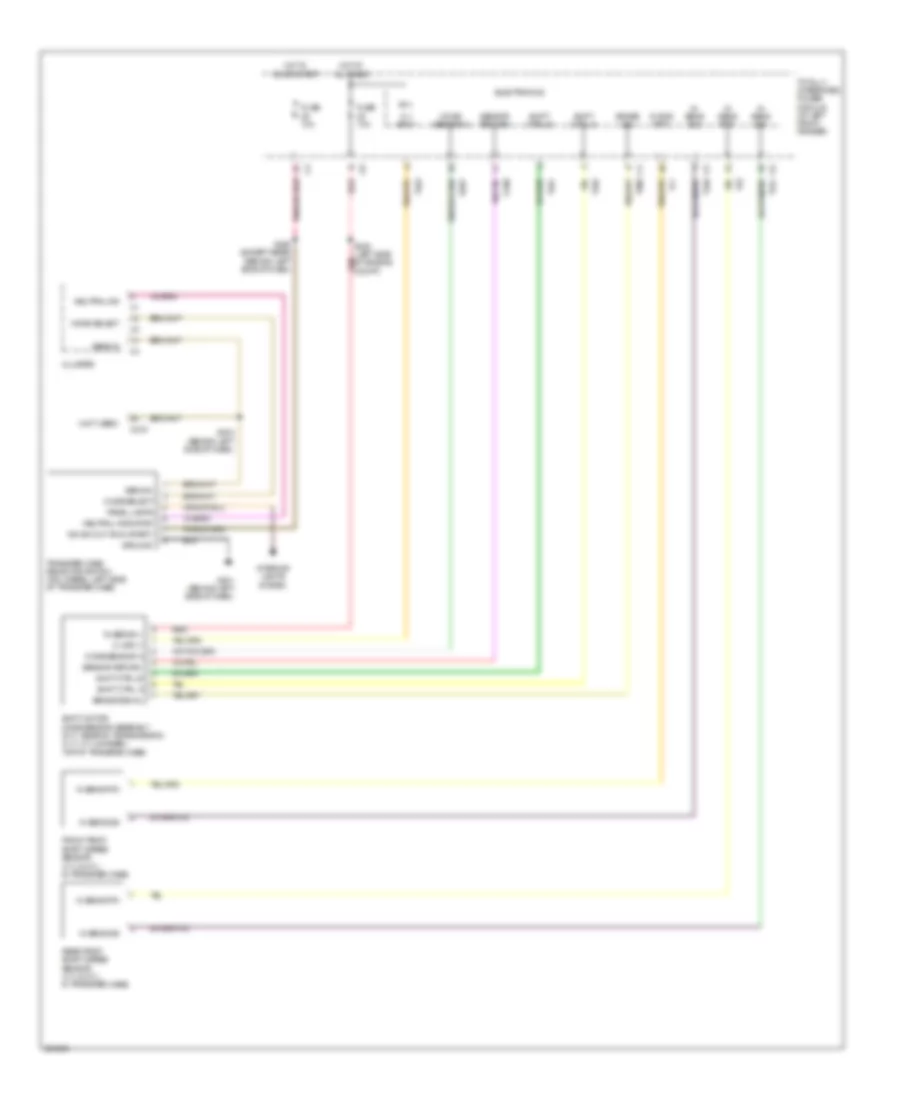 Transfer Case Wiring Diagram, Electronic for Dodge Pickup R3500 2007