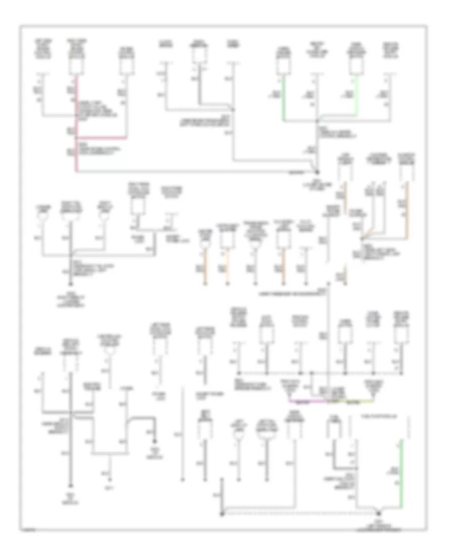 Ground Distribution Wiring Diagram 2 of 2 for Dodge Neon 2002