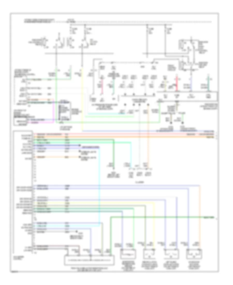 Manual A C Wiring Diagram 1 of 2 for Dodge Charger 2006