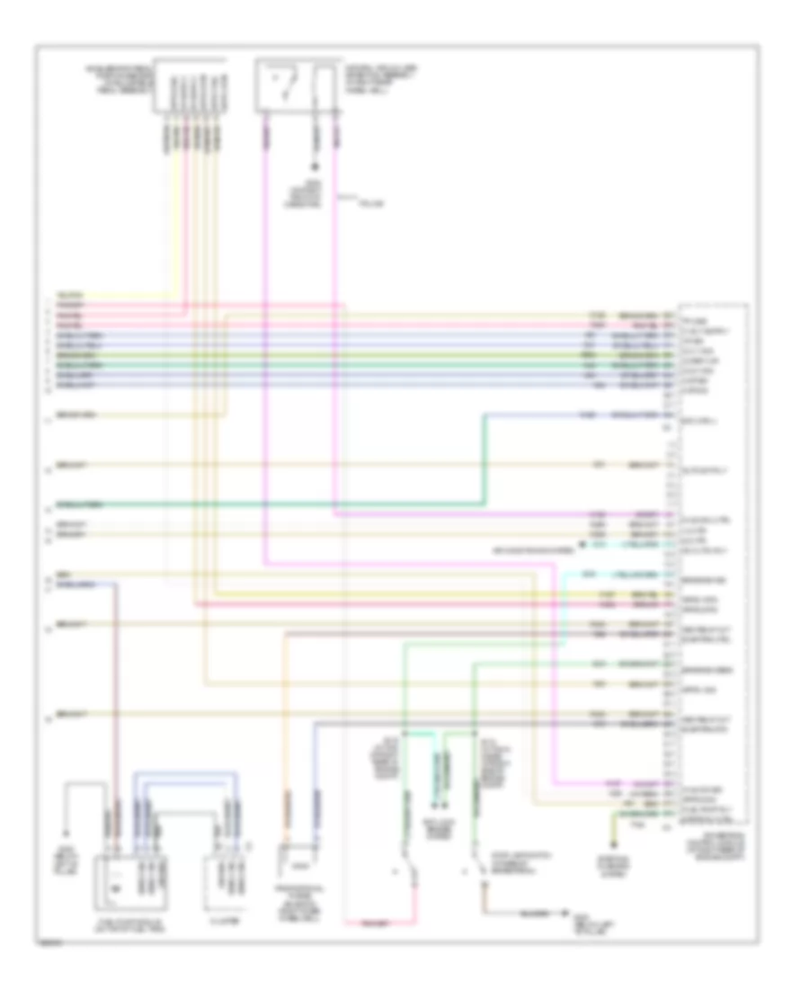 3 5L Engine Performance Wiring Diagram Late Production with Autostick 4 of 4 for Dodge Charger 2006