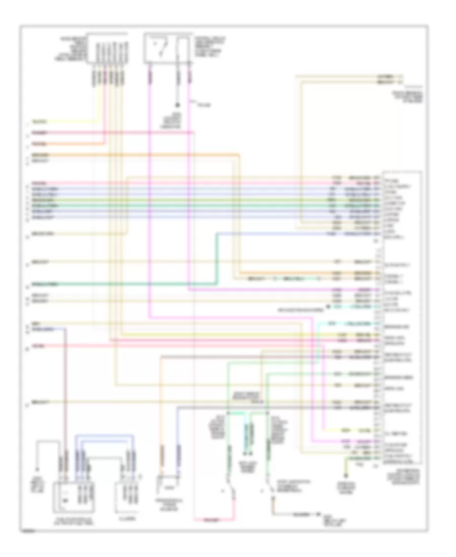 5.7L, Engine Performance Wiring Diagram, Early Production (4 of 4) for Dodge Charger 2006