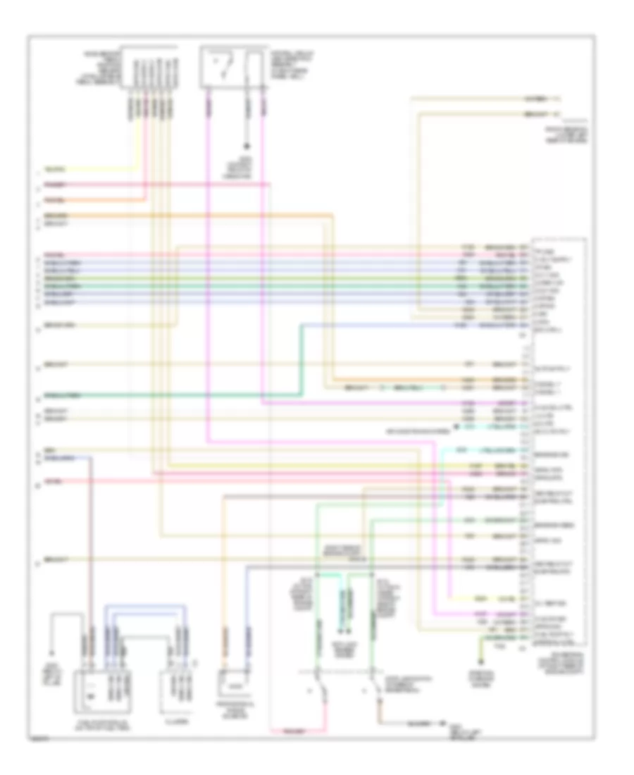 6.1L, Engine Performance Wiring Diagram (4 of 4) for Dodge Charger 2006