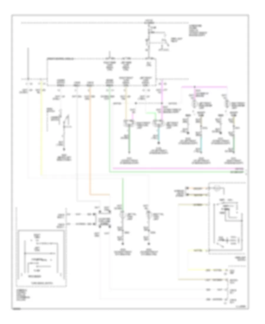 Exterior Lamps Wiring Diagram 300C 1 of 2 for Dodge Charger 2006