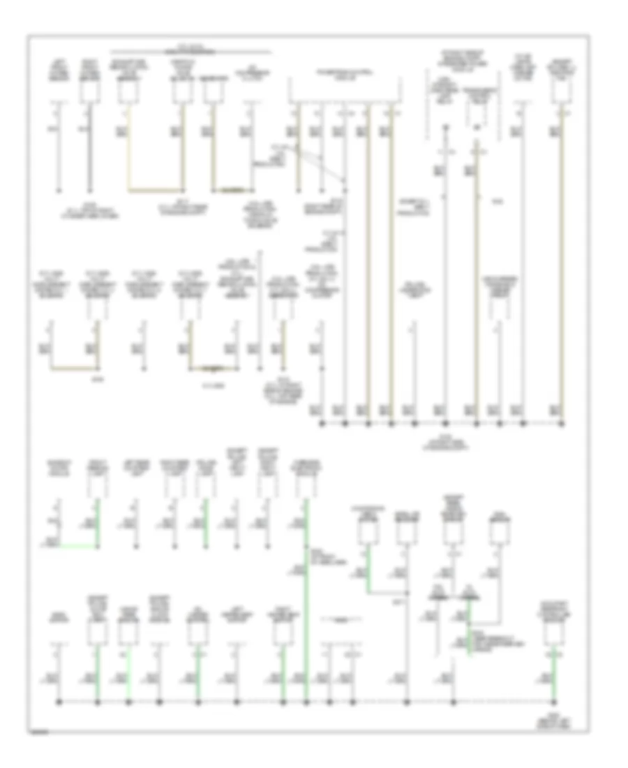 Ground Distribution Wiring Diagram 2 of 4 for Dodge Charger 2006