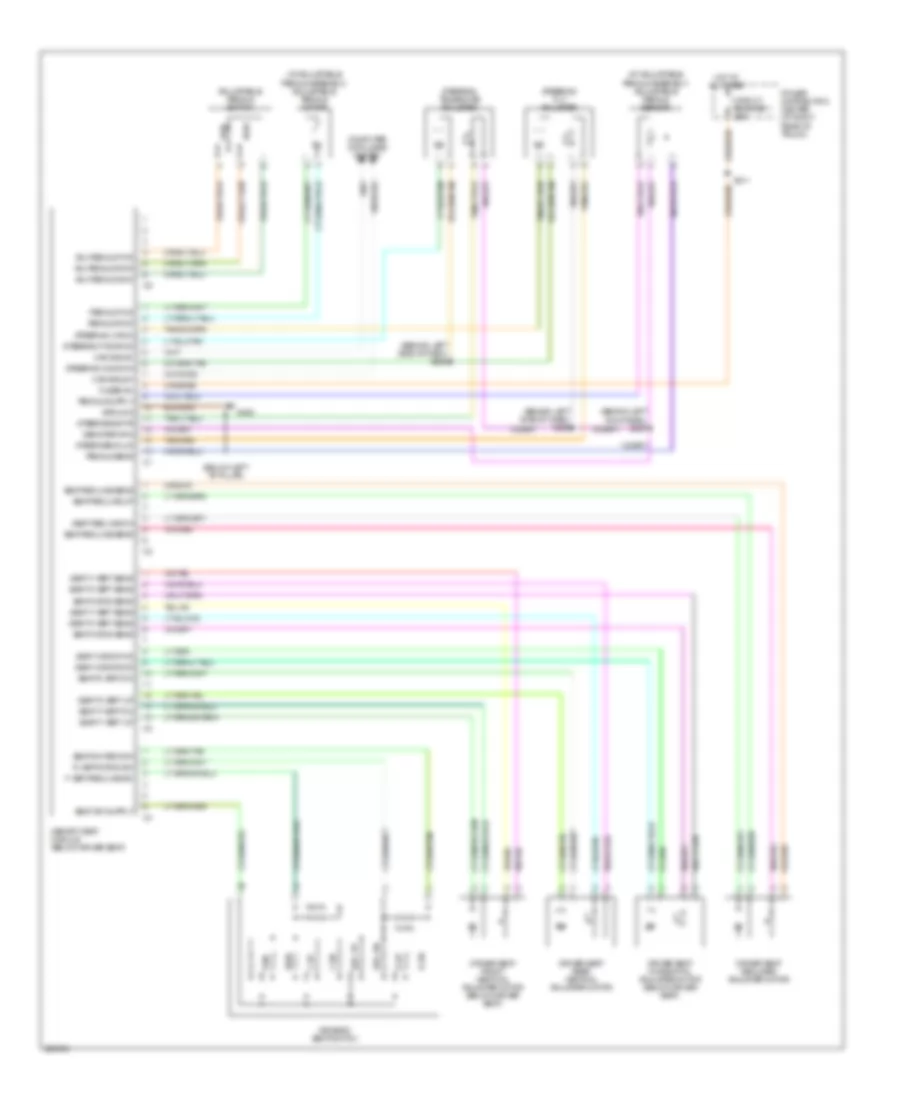 Memory Systems Wiring Diagram 1 of 2 for Dodge Charger 2006