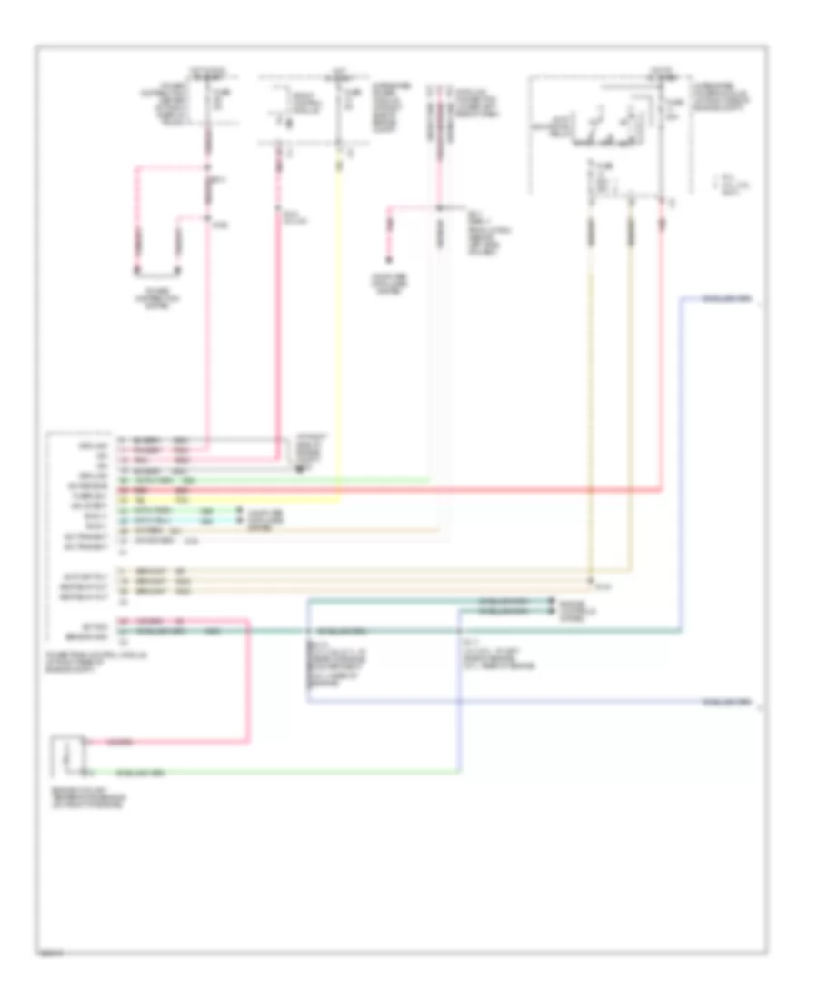 A T Wiring Diagram without Autostick 1 of 2 for Dodge Charger 2006