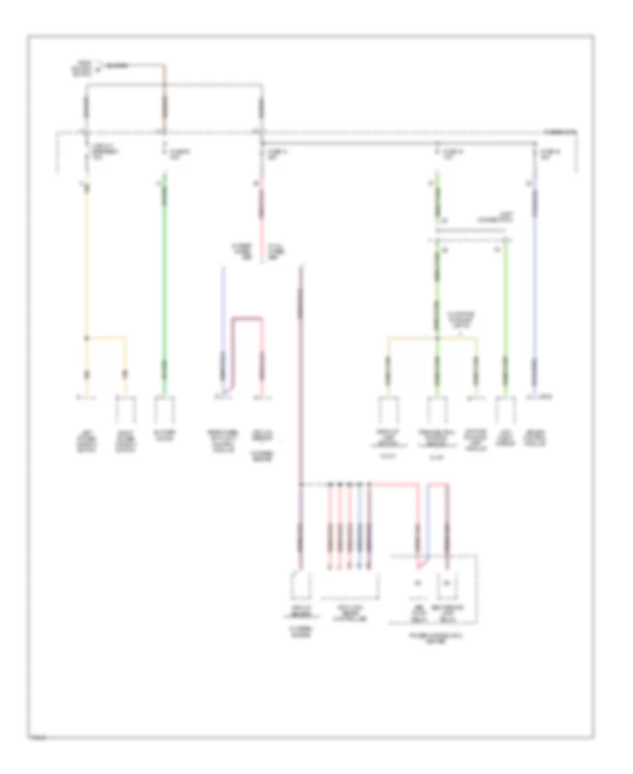 Power Distribution Wiring Diagram (4 of 4) for Dodge Pickup R2500 1996