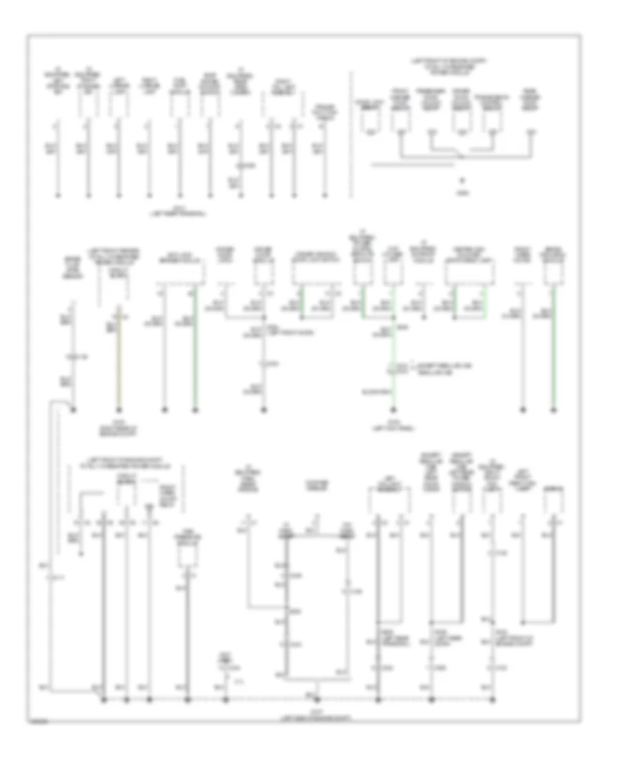 Ground Distribution Wiring Diagram 3 of 3 for Dodge Pickup R2010 3500