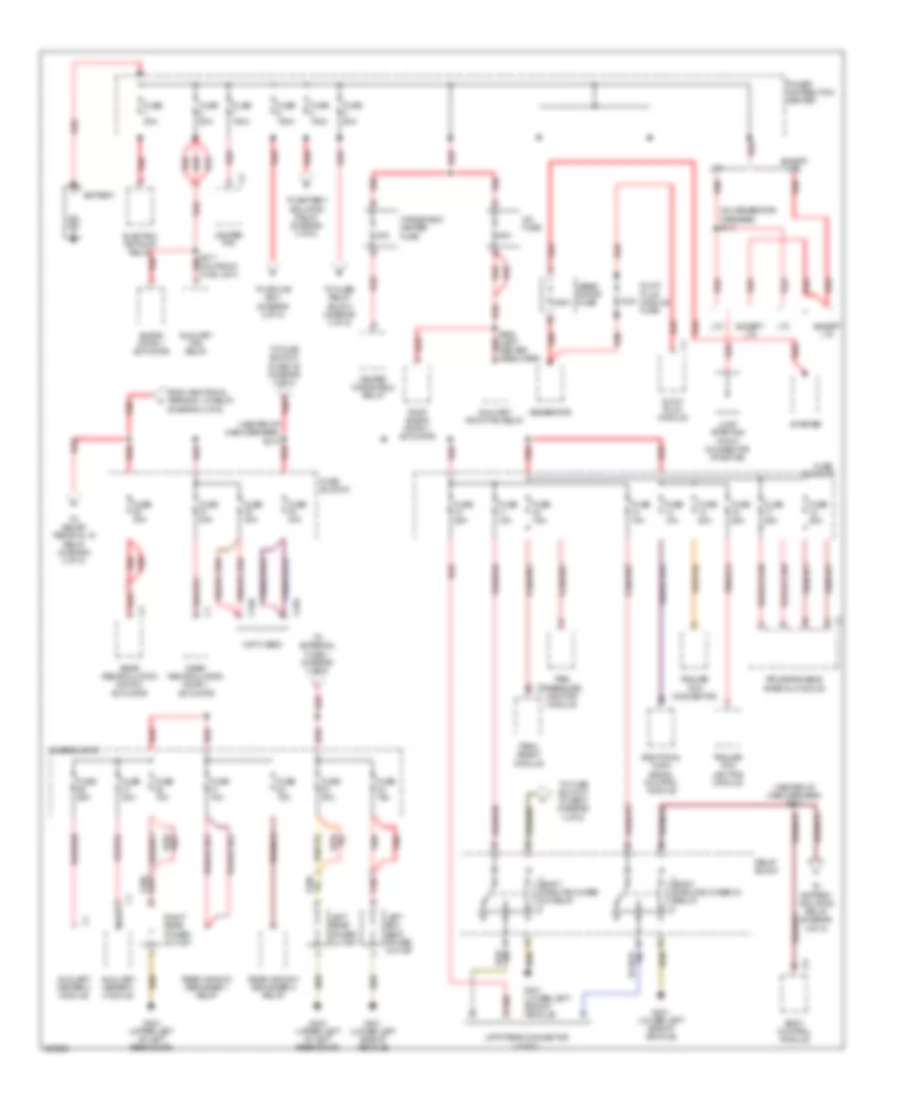 Power Distribution Wiring Diagram 1 of 5 for Dodge Sprinter 2007 2500