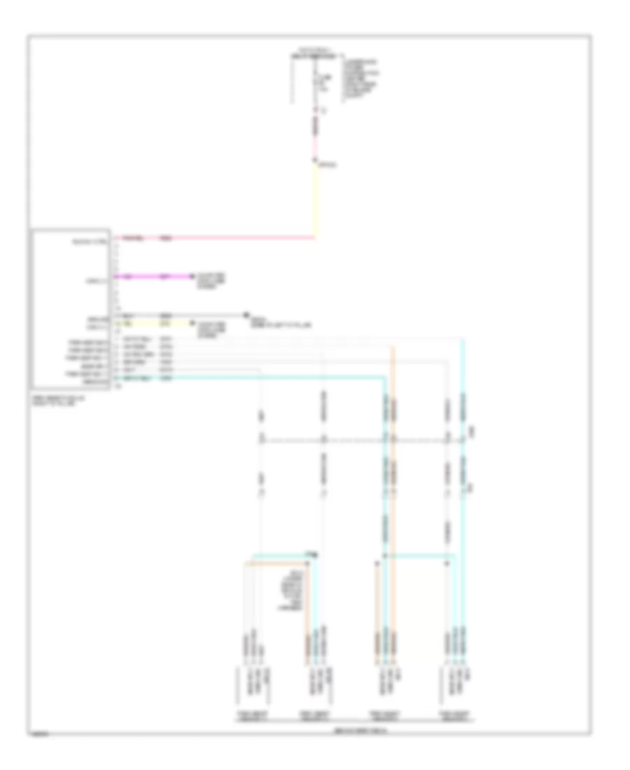 Parking Assistant Wiring Diagram for Dodge Durango SXT 2014