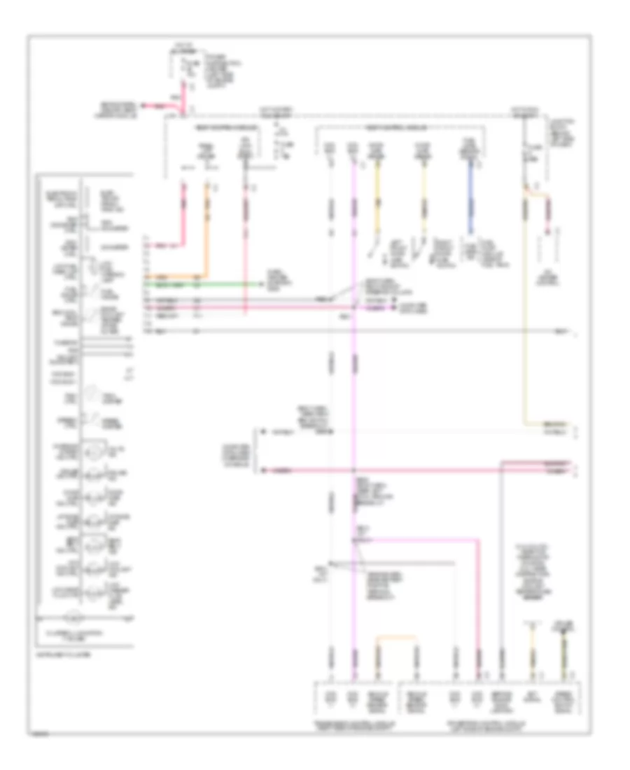 Instrument Cluster Wiring Diagram 1 of 2 for Dodge Grand Caravan ES 2000
