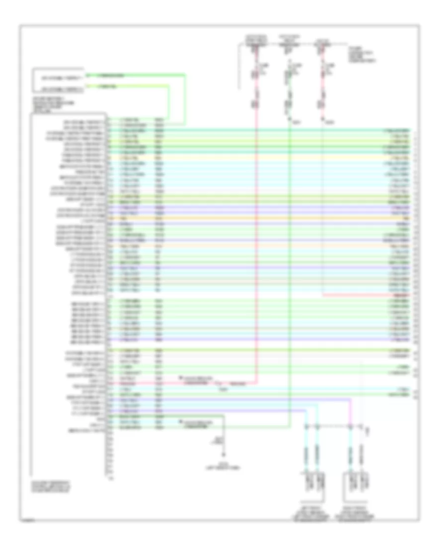 Supplemental Restraints Wiring Diagram 1 of 3 for Dodge Challenger SRT 8 2013